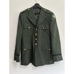 US Military Patriot Uniform Green Jacket Blazer Weintraub Bros 420R 104 Infantry